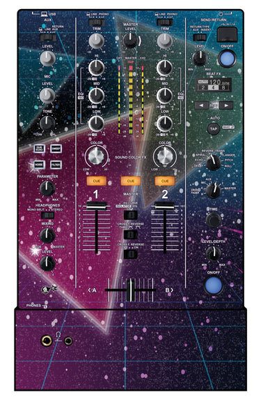 Pioneer DJ DJM 450 Skin 80s Synth